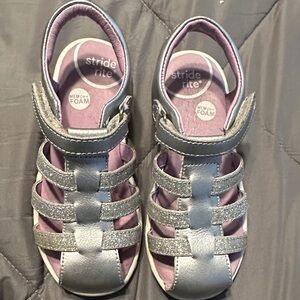 Stride Rite Kids Metallic Sandals